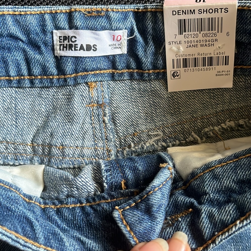 EPIC THREADS denim shorts - Picture 5 of 6